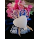 Palloncino cuore gesso ceramico profumato 6 cm