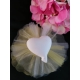 Palloncino cuore gesso ceramico profumato 6 cm