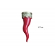 Corno rosso con magnete
