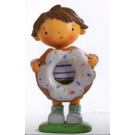 Bimbo con Donut
