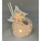 Profumatore farfalla con cuore con luce led