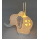 Profumatore elefante pois con luce led