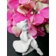 Ballerina con tutù e coroncina in gesso ceramico profumato