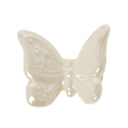 Farfalla magnete bianca