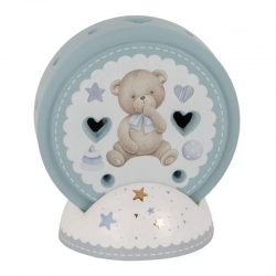 Baby orsetto celeste con led 