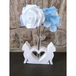 Profumatore - porta fiori gattini in polvere di ceramica