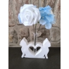Profumatore - porta fiori gattini in polvere di ceramica