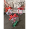 Pallina di Natale personalizzata in plexi