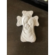 Croce Sacra Famiglia in gesso ceramico