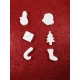 Gessetti natalizzi da decorazione in gesso ceramico profumato