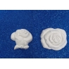 Rosa gesso ceramico profumato per fai da te 5.5 cm