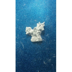 Nuovo unicorno in gesso ceramico profumato