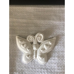 Farfalla sorridente in gesso ceramico profumato