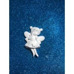 Fatina con ali in gesso ceramico profumato