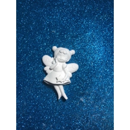 Fatina con ali in gesso ceramico profumato
