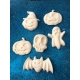 Zucca, fantasma, pipistrello, teschio per halloween gesso ceramico profumato