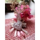 Cuore con colombe - coppia in gesso ceramico profumato