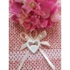 Doppio cuore in gesso ceramico profumato