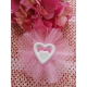 Doppio cuore in gesso ceramico profumato