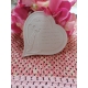 Cuore angelo con preghiera padre nostro in gesso ceramico profumato