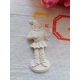 Pulcinella in gesso ceramico profumato