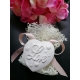 Cuore LOVE in gesso ceramico profumato