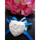 Cuore LOVE in gesso ceramico profumato