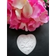 Cuore LOVE in gesso ceramico profumato