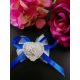 Cuore con rose - roselline in gesso ceramico profumato