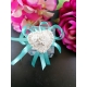 Cuore con rose - roselline in gesso ceramico profumato