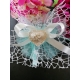 Cuore con rose - roselline in gesso ceramico profumato