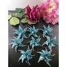 Bomboniere fiore di Capodimonte color tiffany Lotto 8 PZ