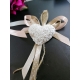 Segnaposto cuore gesso ceramico profumato