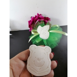 Winnie the Pooh e Pimpy in gesso ceramico profumato