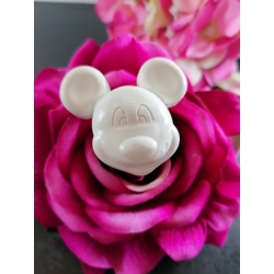 Topolino con viso tondo in gesso ceramico profumato