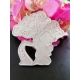 Albero della vita con angelo che prega in gesso ceramico profumato