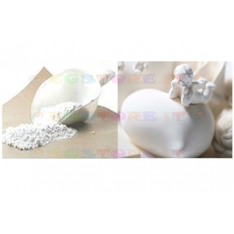 5KG DI GESSO CERAMICO DA COLATA PER STAMPI, SEGNAPOSTI BOMBONIERE FAI DA TE