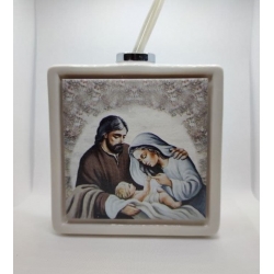 Profumatore porcellana Sacra Famiglia 13x13