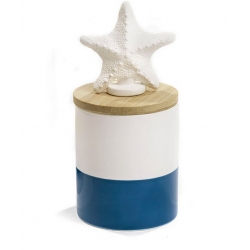 Profumatore stella marina porcellana h 16 cm