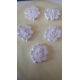 Quadrifoglio con icona sacra famiglia gesso ceramico