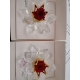 Fiore doppio cristallo con corona di strass e rosa eterna