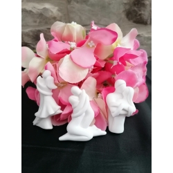 Sposini stilizzati in gesso ceramico profumato